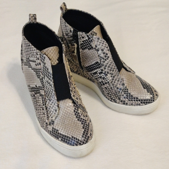 MIA Shoes - MIA. Women's Snake Print Slip-On Sneakers